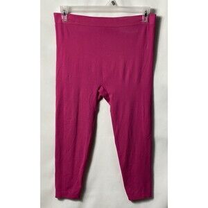 Dots Women Leggings Size 2X Pink
